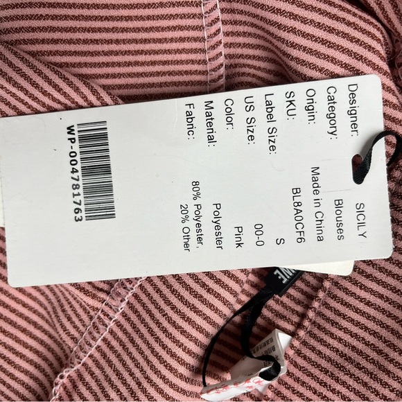 Sicily Oversized long sleeved shirt. Size Small - Picture 6 of 6